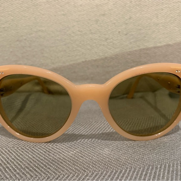 BLVGARI Sunglasses Nude Pinkto Color Frame Celluloid Lens Plastic - Picture 11 of 14